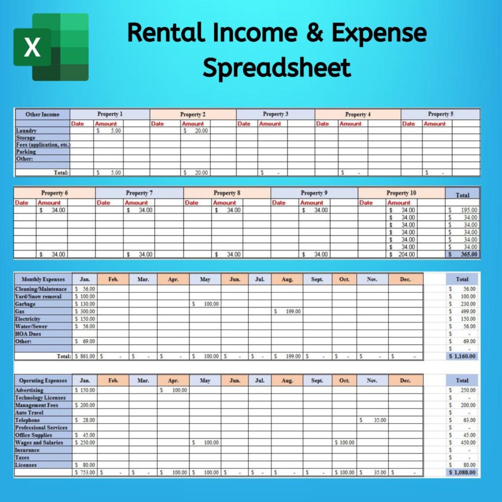 Enterprise Budget Template Excel Spreadsheet Worksheet Xlcsv XL Bundle ...