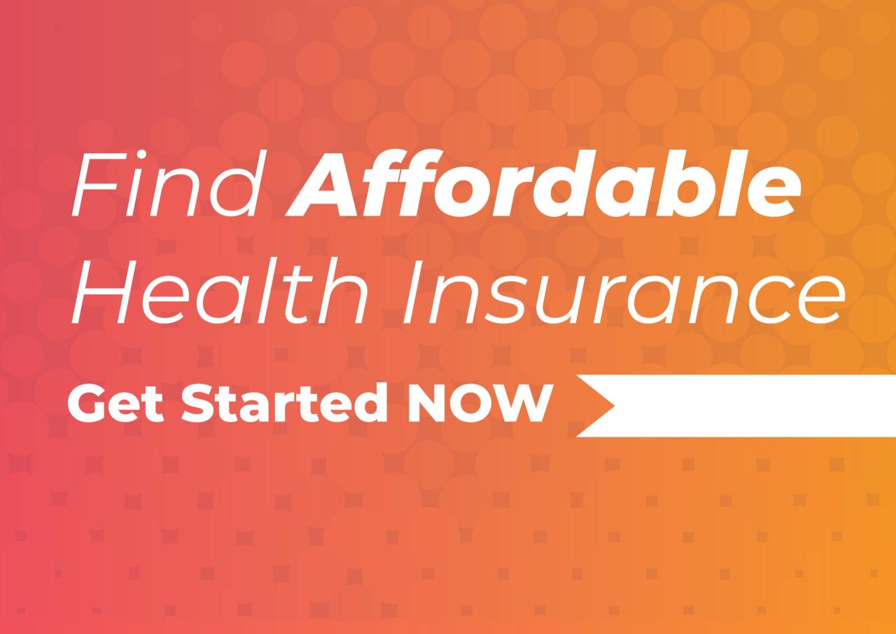 Cheap health insurance plans