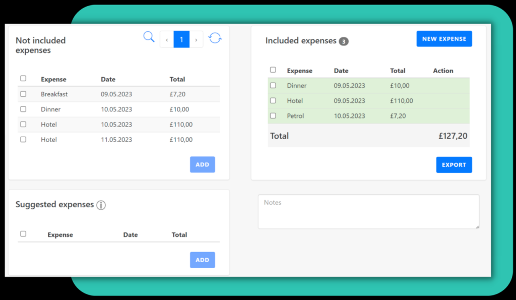 Expense management