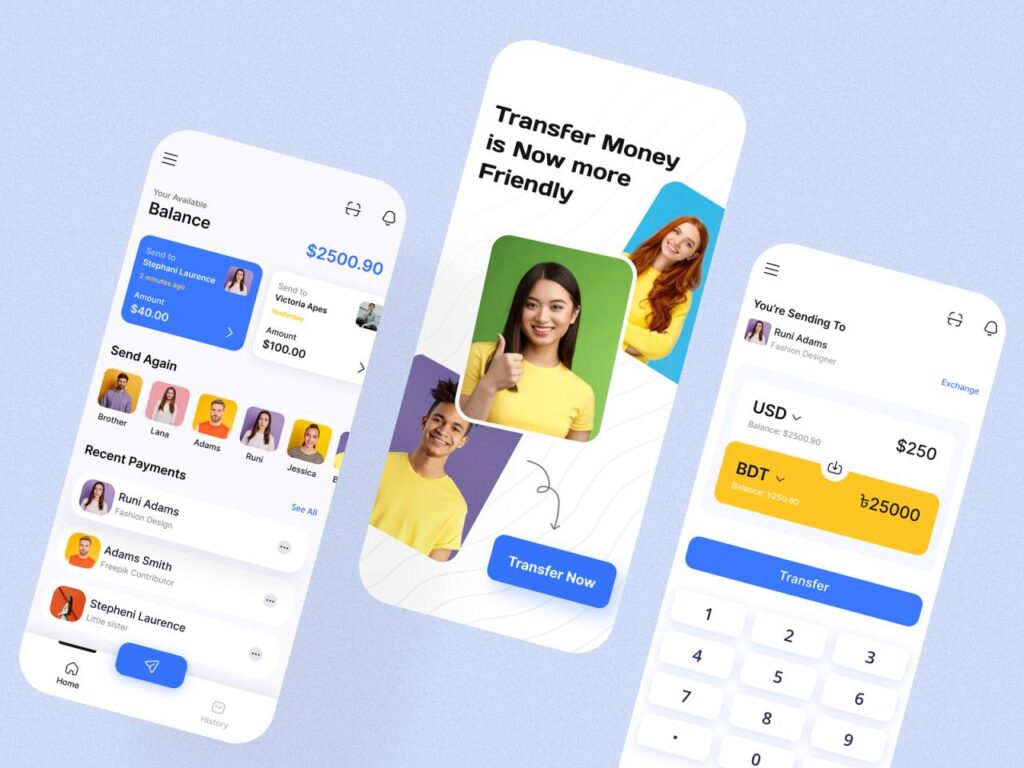 Online money transfer