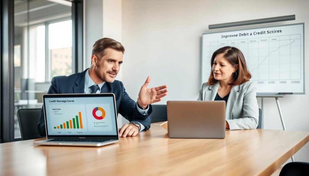How to improve credit score by managing debt