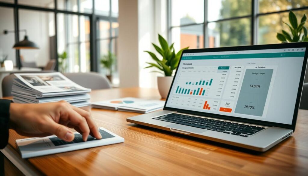 Mortgage options and loan calculator tools