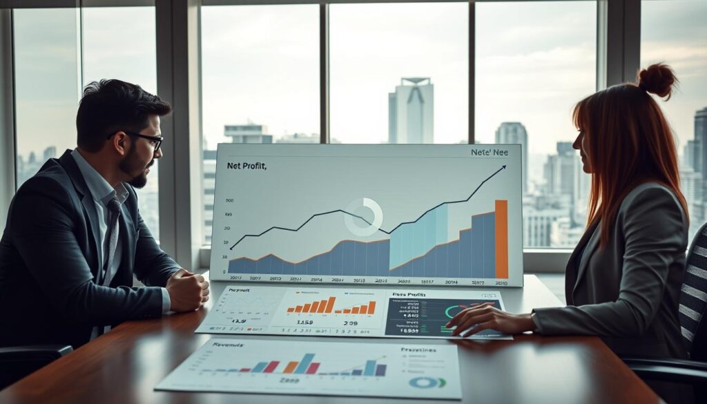 Net Profit and revenue growth Net Profit and revenue growth