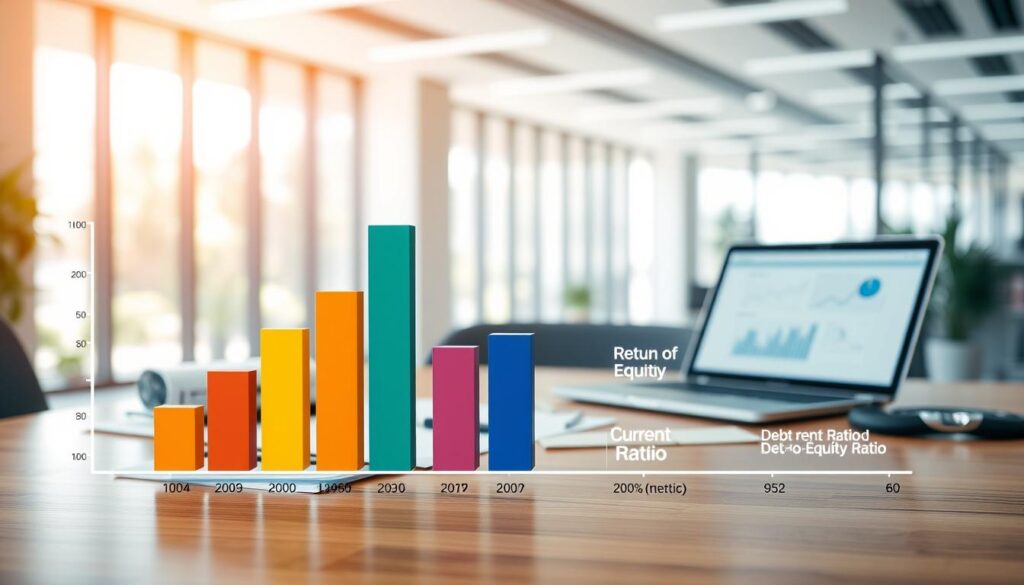 Return on Assets and other financial ratios comparison Return on Assets and other financial ratios comparison