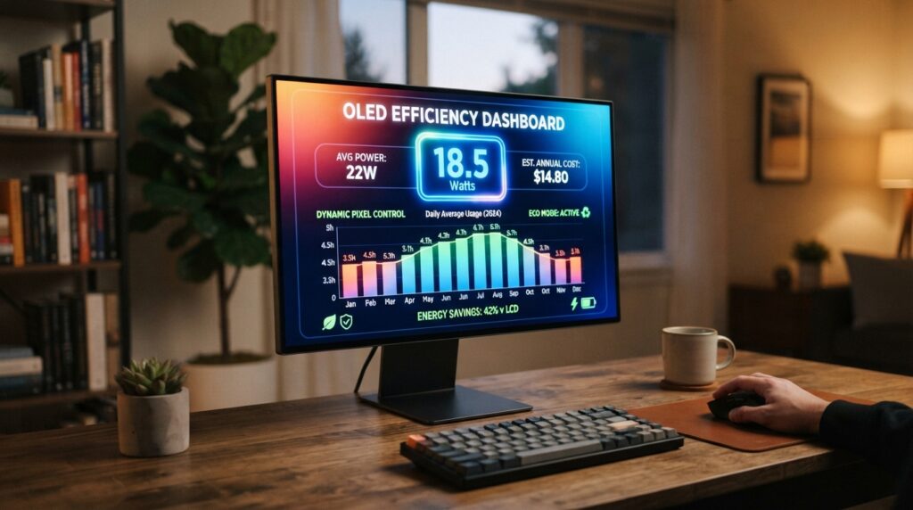 Display wattage and daily hours entered into an annual energy estimate