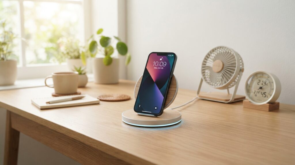 Phone kept cool while charging to protect battery health